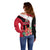 Trinidad and Tobago Personalized Off Shoulder Sweater Scarlet Ibis Tropical - Wonder Print Shop