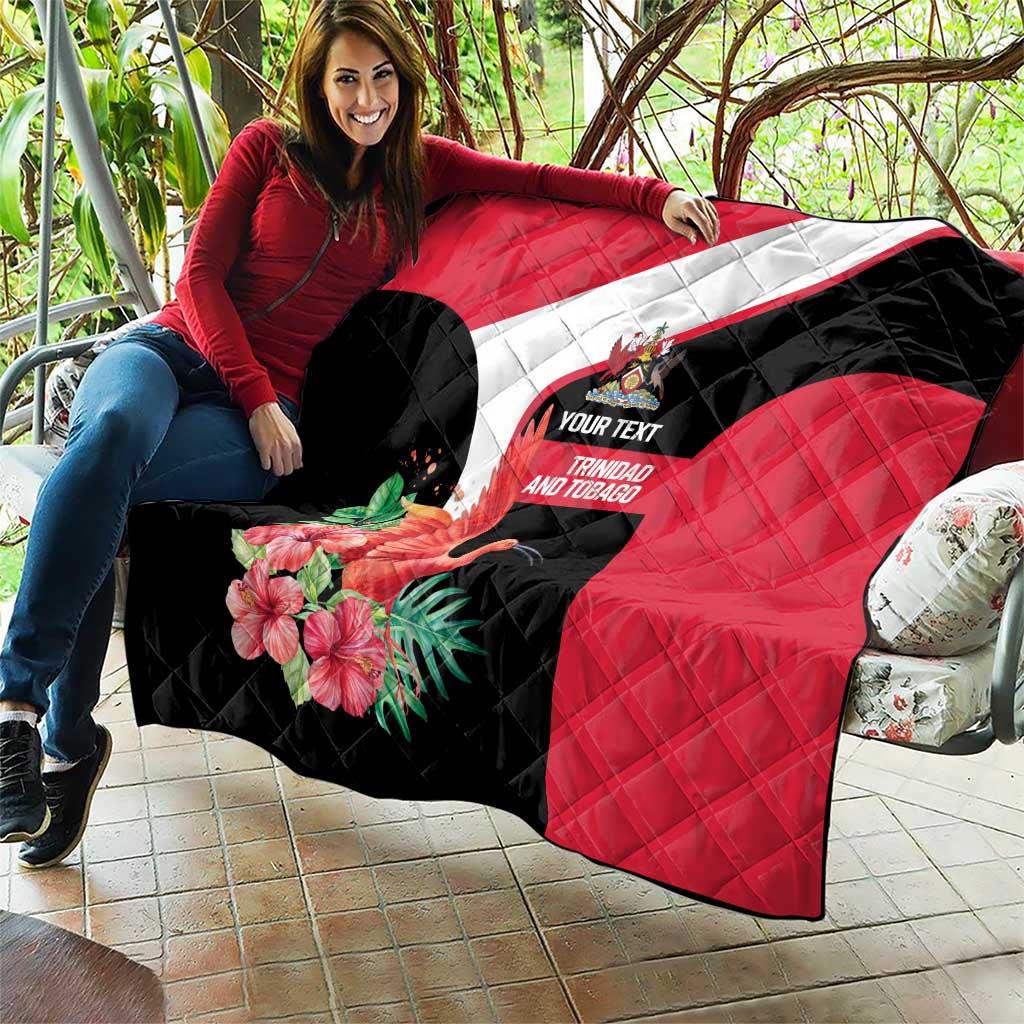Trinidad and Tobago Personalized Quilt Scarlet Ibis Tropical - Wonder Print Shop