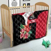 Trinidad and Tobago Personalized Quilt Scarlet Ibis Tropical - Wonder Print Shop