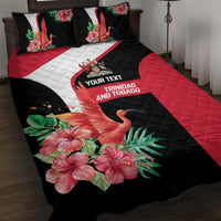 Trinidad and Tobago Personalized Quilt Bed Set Scarlet Ibis Tropical - Wonder Print Shop