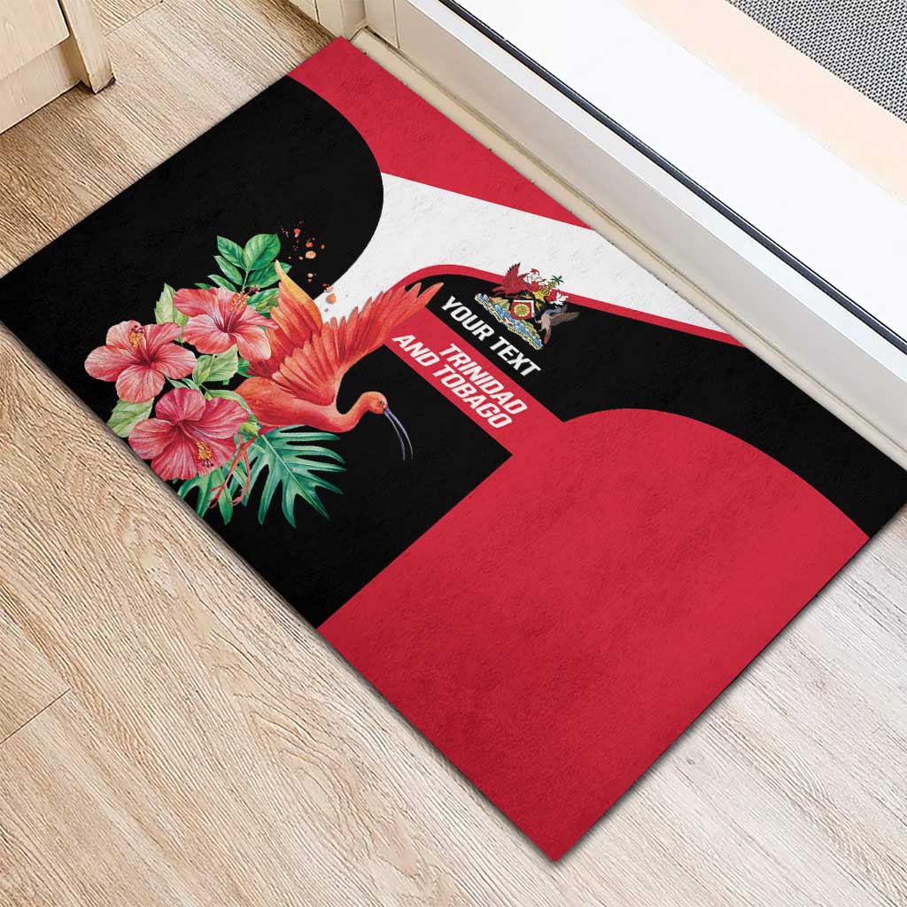 Trinidad and Tobago Personalized Rubber Doormat Scarlet Ibis Tropical - Wonder Print Shop