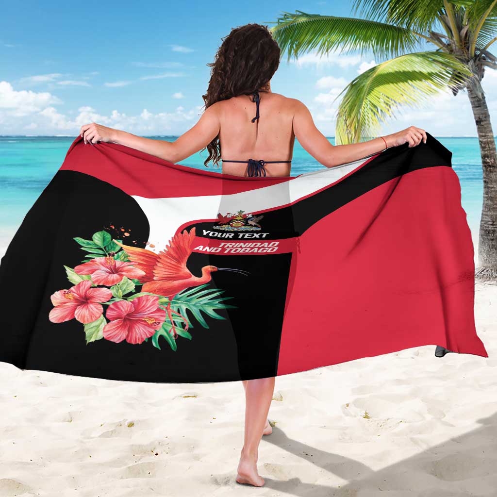 Trinidad and Tobago Personalized Sarong Scarlet Ibis Tropical - Wonder Print Shop