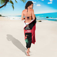 Trinidad and Tobago Personalized Sarong Scarlet Ibis Tropical - Wonder Print Shop