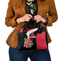 Trinidad and Tobago Personalized Shoulder Handbag Scarlet Ibis Tropical - Wonder Print Shop