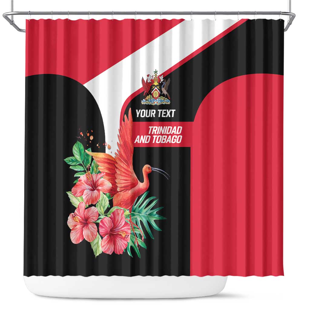 Trinidad and Tobago Personalized Shower Curtain Scarlet Ibis Tropical - Wonder Print Shop