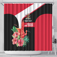Trinidad and Tobago Personalized Shower Curtain Scarlet Ibis Tropical - Wonder Print Shop