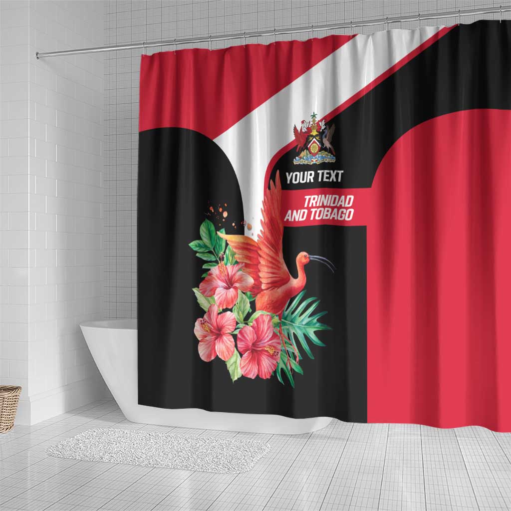 Trinidad and Tobago Personalized Shower Curtain Scarlet Ibis Tropical - Wonder Print Shop