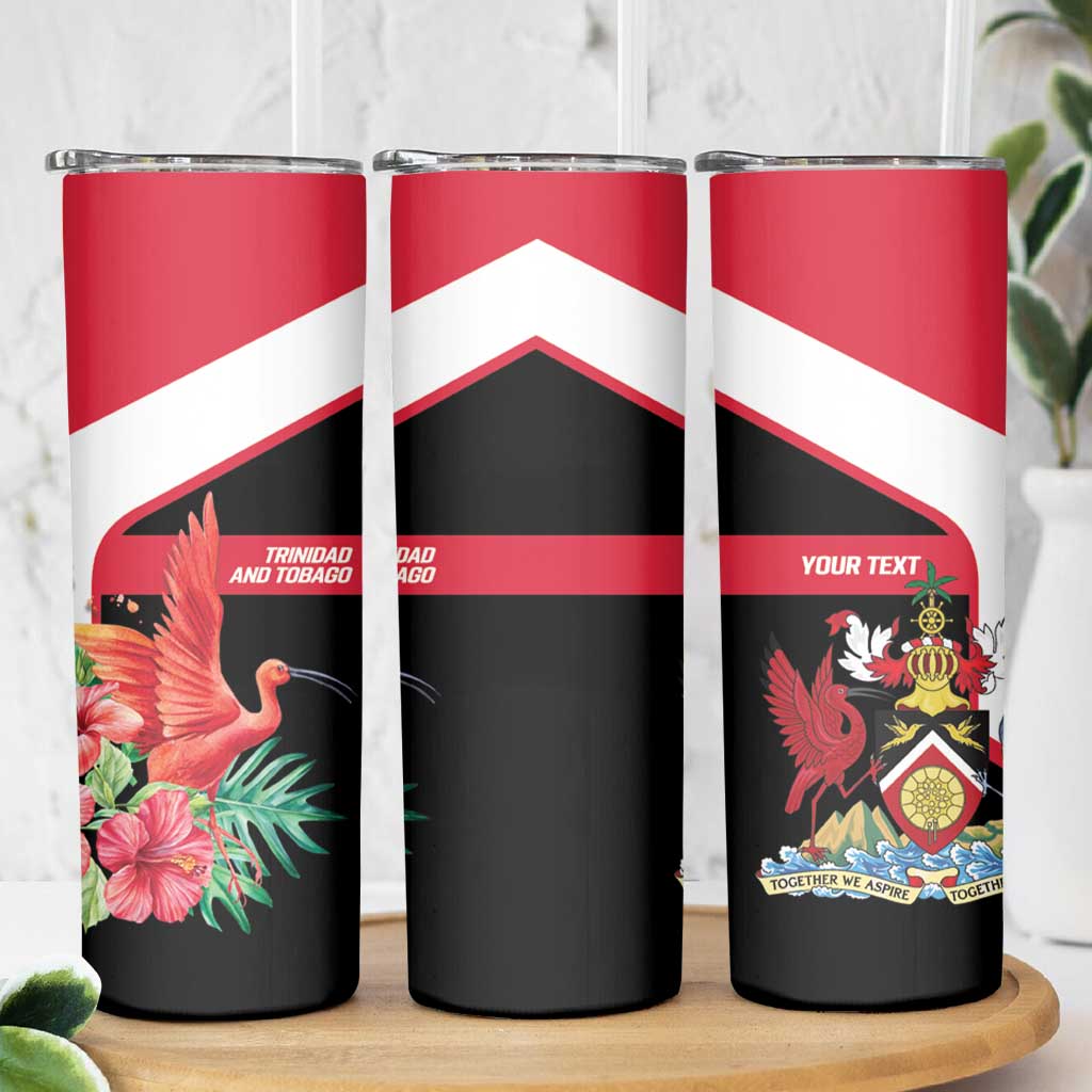 Trinidad and Tobago Personalized Skinny Tumbler Scarlet Ibis Tropical - Wonder Print Shop