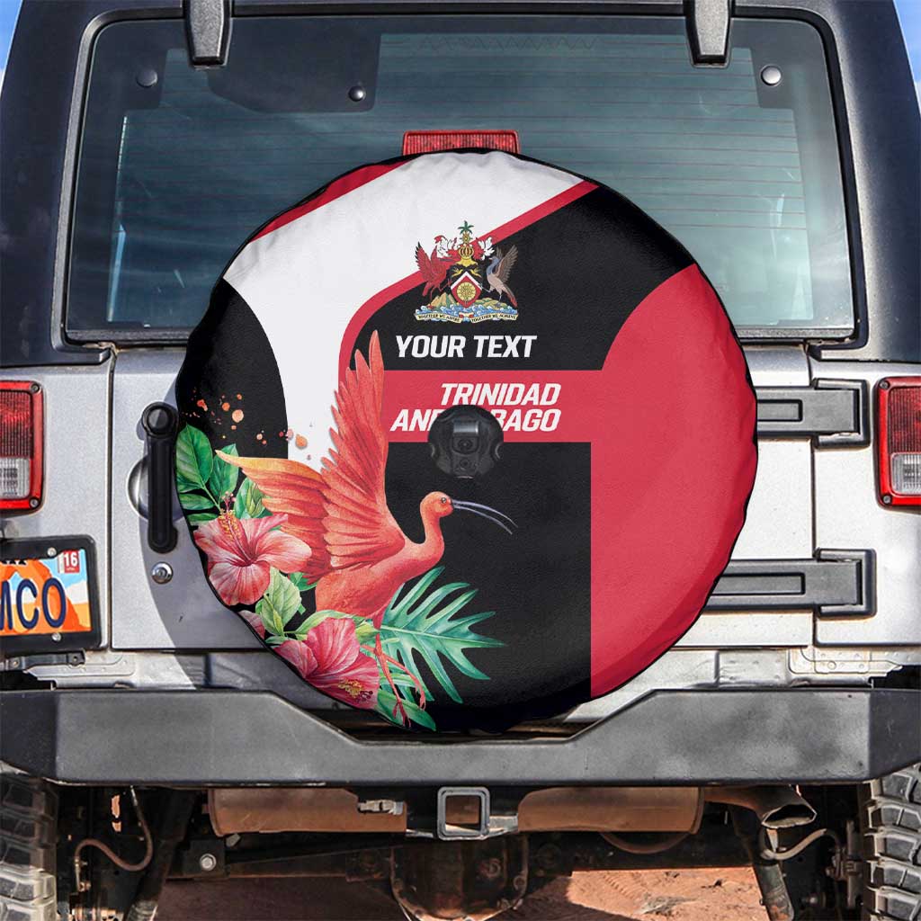 Trinidad and Tobago Personalized Spare Tire Cover Scarlet Ibis Tropical - Wonder Print Shop