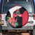 Trinidad and Tobago Personalized Spare Tire Cover Scarlet Ibis Tropical - Wonder Print Shop