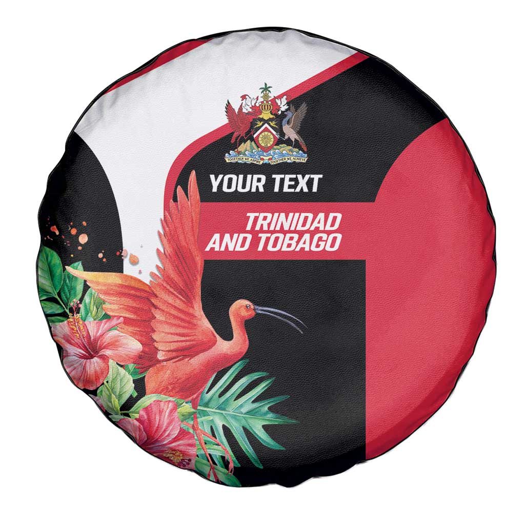 Trinidad and Tobago Personalized Spare Tire Cover Scarlet Ibis Tropical - Wonder Print Shop