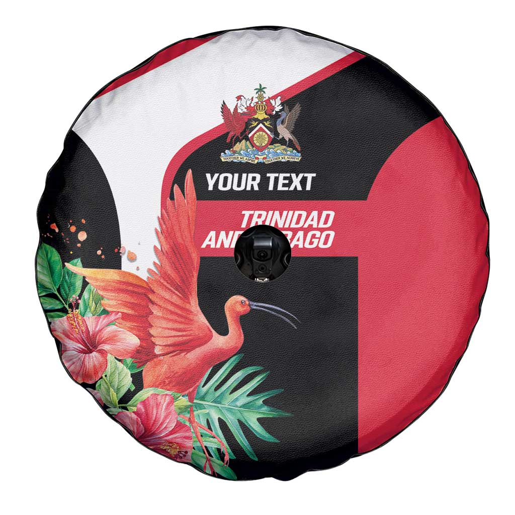 Trinidad and Tobago Personalized Spare Tire Cover Scarlet Ibis Tropical - Wonder Print Shop