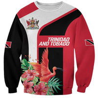 Trinidad and Tobago Personalized Sweatshirt Scarlet Ibis Tropical - Wonder Print Shop