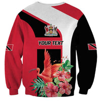 Trinidad and Tobago Personalized Sweatshirt Scarlet Ibis Tropical - Wonder Print Shop