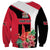 Trinidad and Tobago Personalized Sweatshirt Scarlet Ibis Tropical - Wonder Print Shop