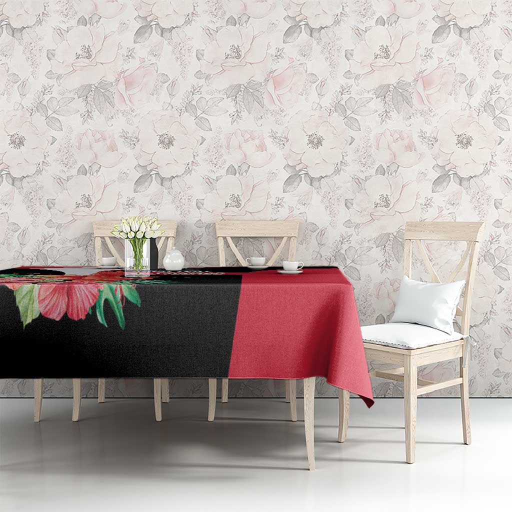 Trinidad and Tobago Personalized Tablecloth Scarlet Ibis Tropical - Wonder Print Shop