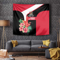 Trinidad and Tobago Personalized Tapestry Scarlet Ibis Tropical - Wonder Print Shop