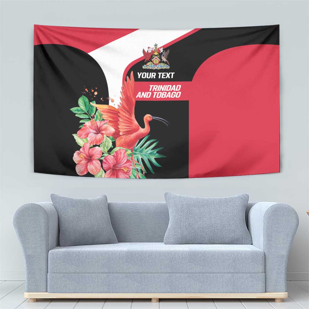 Trinidad and Tobago Personalized Tapestry Scarlet Ibis Tropical - Wonder Print Shop