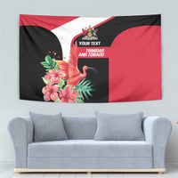 Trinidad and Tobago Personalized Tapestry Scarlet Ibis Tropical - Wonder Print Shop