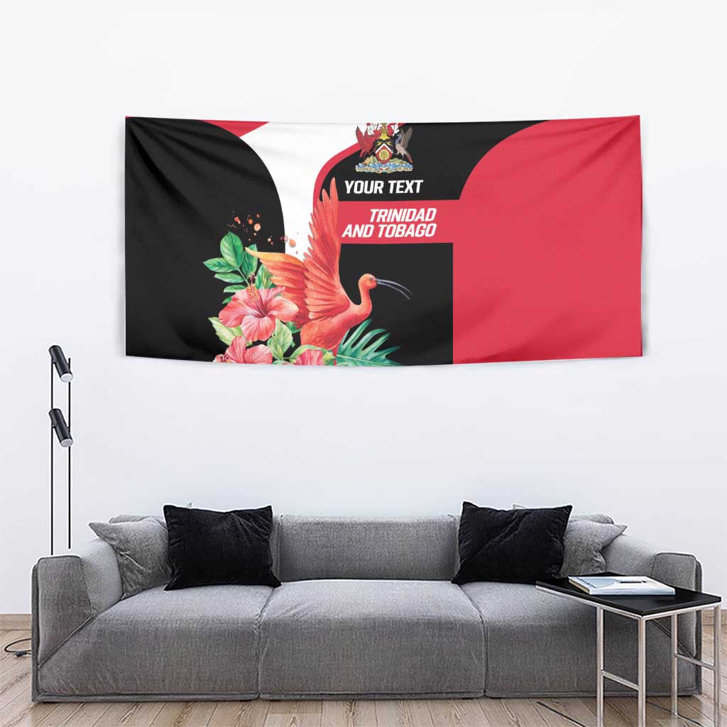 Trinidad and Tobago Personalized Tapestry Scarlet Ibis Tropical - Wonder Print Shop