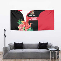 Trinidad and Tobago Personalized Tapestry Scarlet Ibis Tropical - Wonder Print Shop