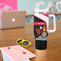 Trinidad and Tobago Personalized Tumbler With Handle Scarlet Ibis Tropical - Wonder Print Shop