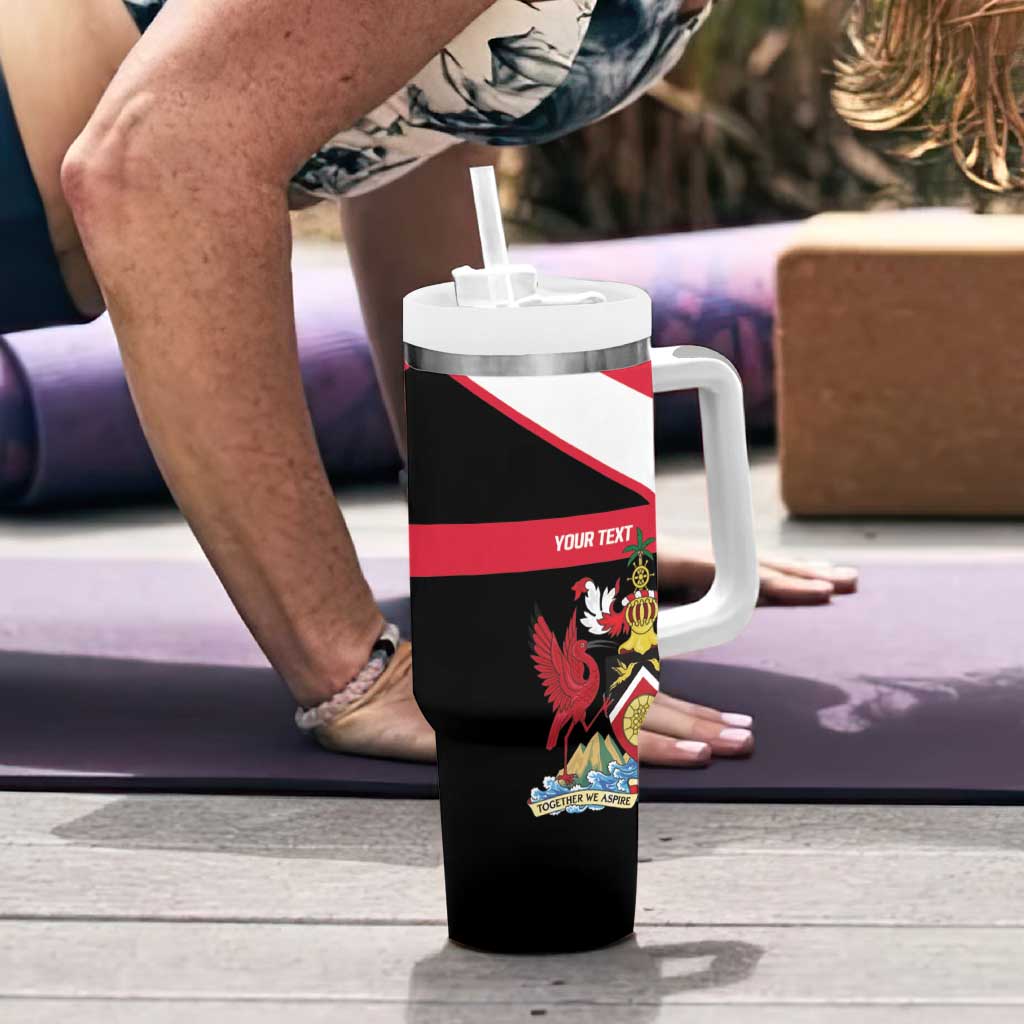 Trinidad and Tobago Personalized Tumbler With Handle Scarlet Ibis Tropical - Wonder Print Shop