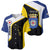 Caribbean Bonaire Personalized Baseball Jersey Simple Flag Style - Wonder Print Shop