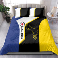 Caribbean Bonaire Personalized Bedding Set Simple Flag Style - Wonder Print Shop