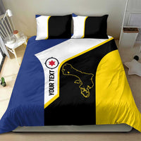 Caribbean Bonaire Personalized Bedding Set Simple Flag Style - Wonder Print Shop