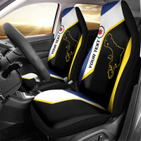 Caribbean Bonaire Personalized Car Seat Cover Simple Flag Style - Wonder Print Shop