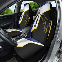 Caribbean Bonaire Personalized Car Seat Cover Simple Flag Style - Wonder Print Shop