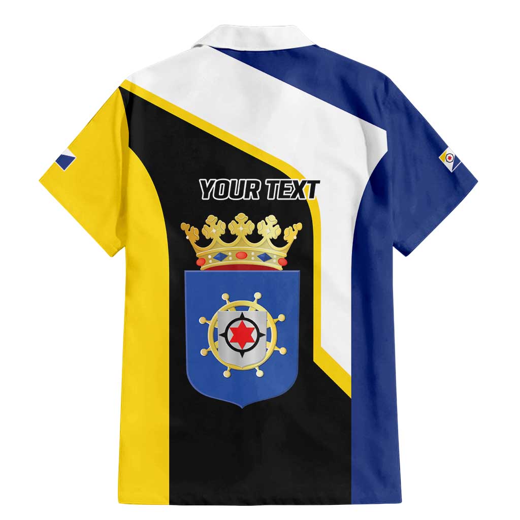 Caribbean Bonaire Personalized Family Matching Mermaid Dress and Hawaiian Shirt Simple Flag Style - Wonder Print Shop