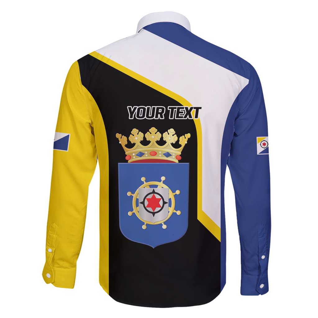 Caribbean Bonaire Personalized Family Matching Mermaid Dress and Hawaiian Shirt Simple Flag Style - Wonder Print Shop