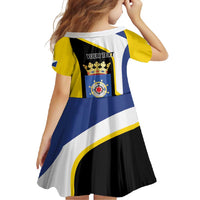 Caribbean Bonaire Personalized Family Matching Off Shoulder Maxi Dress and Hawaiian Shirt Simple Flag Style - Wonder Print Shop