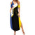 Caribbean Bonaire Personalized Family Matching Summer Maxi Dress and Hawaiian Shirt Simple Flag Style - Wonder Print Shop