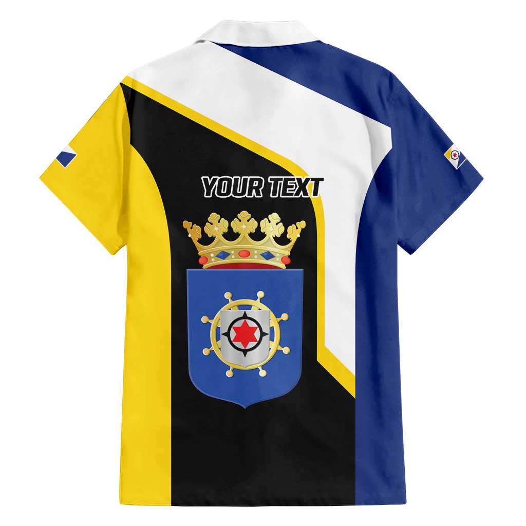 Caribbean Bonaire Personalized Family Matching Tank Maxi Dress and Hawaiian Shirt Simple Flag Style - Wonder Print Shop