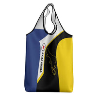 Caribbean Bonaire Personalized Grocery Bag Simple Flag Style - Wonder Print Shop