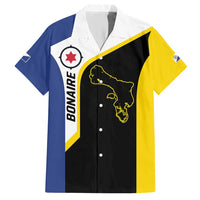 Caribbean Bonaire Personalized Hawaiian Shirt Simple Flag Style - Wonder Print Shop
