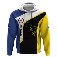 Caribbean Bonaire Personalized Hoodie Simple Flag Style - Wonder Print Shop