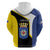 Caribbean Bonaire Personalized Hoodie Simple Flag Style - Wonder Print Shop