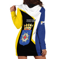 Caribbean Bonaire Personalized Hoodie Dress Simple Flag Style - Wonder Print Shop