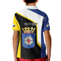 Caribbean Bonaire Personalized Kid Polo Shirt Simple Flag Style - Wonder Print Shop