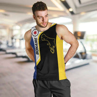 Caribbean Bonaire Personalized Men Tank Top Simple Flag Style - Wonder Print Shop