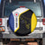 Caribbean Bonaire Personalized Spare Tire Cover Simple Flag Style - Wonder Print Shop
