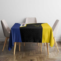 Caribbean Bonaire Personalized Tablecloth Simple Flag Style - Wonder Print Shop