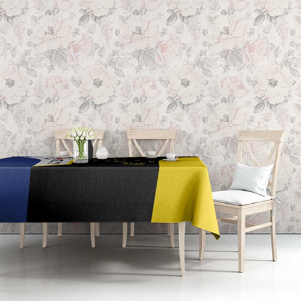 Caribbean Bonaire Personalized Tablecloth Simple Flag Style - Wonder Print Shop