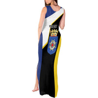 Caribbean Bonaire Personalized Tank Maxi Dress Simple Flag Style - Wonder Print Shop