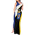 Caribbean Bonaire Personalized Tank Maxi Dress Simple Flag Style - Wonder Print Shop