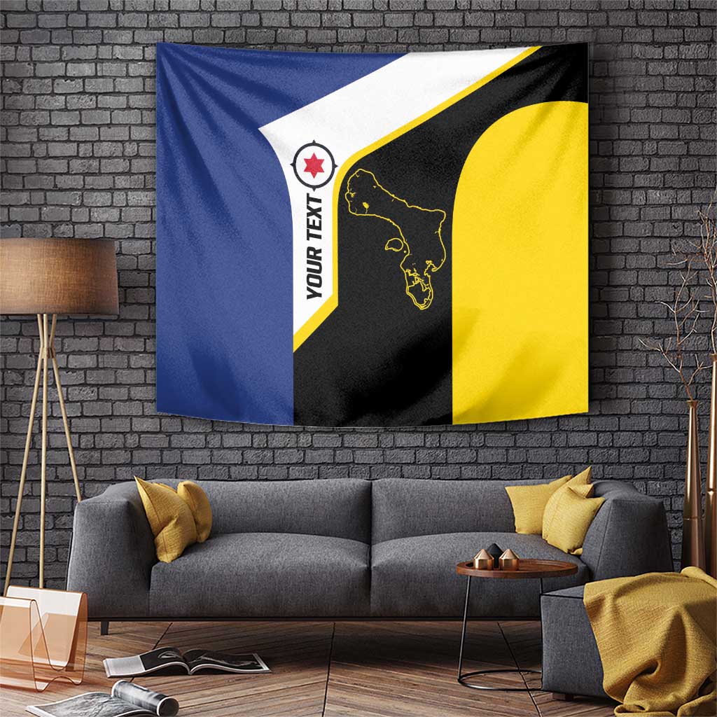 Caribbean Bonaire Personalized Tapestry Simple Flag Style - Wonder Print Shop